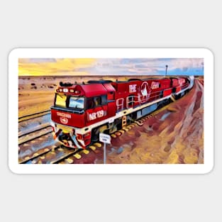 The Ghan Train Australia Sticker